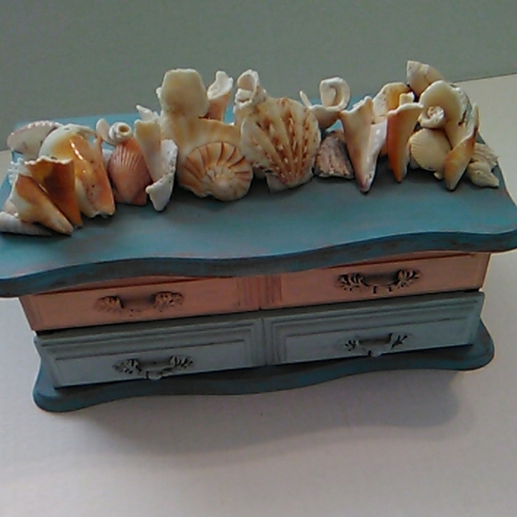 Other - Hand made wooden shell box